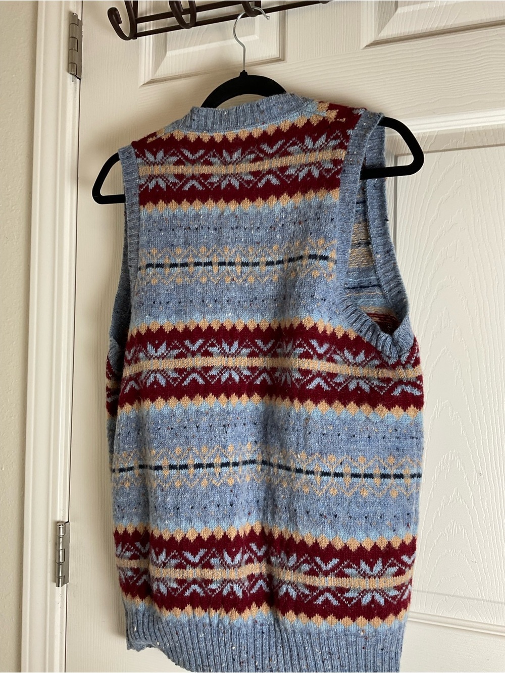 Vintage Classic Directions Fair Isle Shetland Wool Sweater Vest Medium - Picture 14 of 15